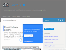 Tablet Screenshot of dgtinfo.es